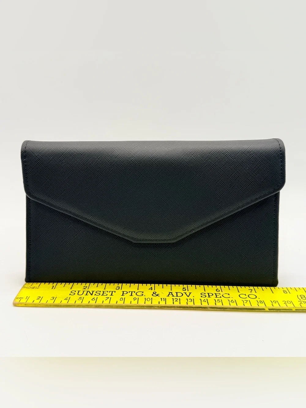 RFID Blocking Zoppen Travel Wallet Passport Holder Black Tri-Fold Organizer